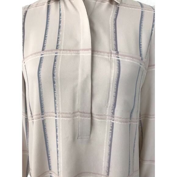 BCBGMaxAzria Peggy Pullover Asymmetric Plaid Mini Dress - Picture 4 of 12